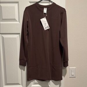 Brown soft shift dress